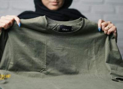 آنالیز تی شرت اورسایز مردانه گری مدل OVR؛ طراحی و دوخت تمیز